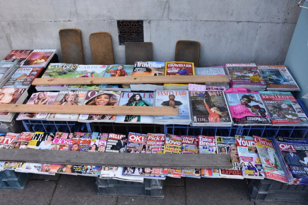 A selection of magazines